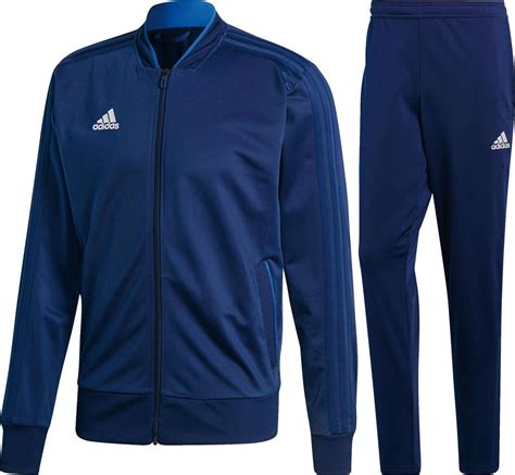 adidas trainingspak blauw heren|adidas trainingspakken.